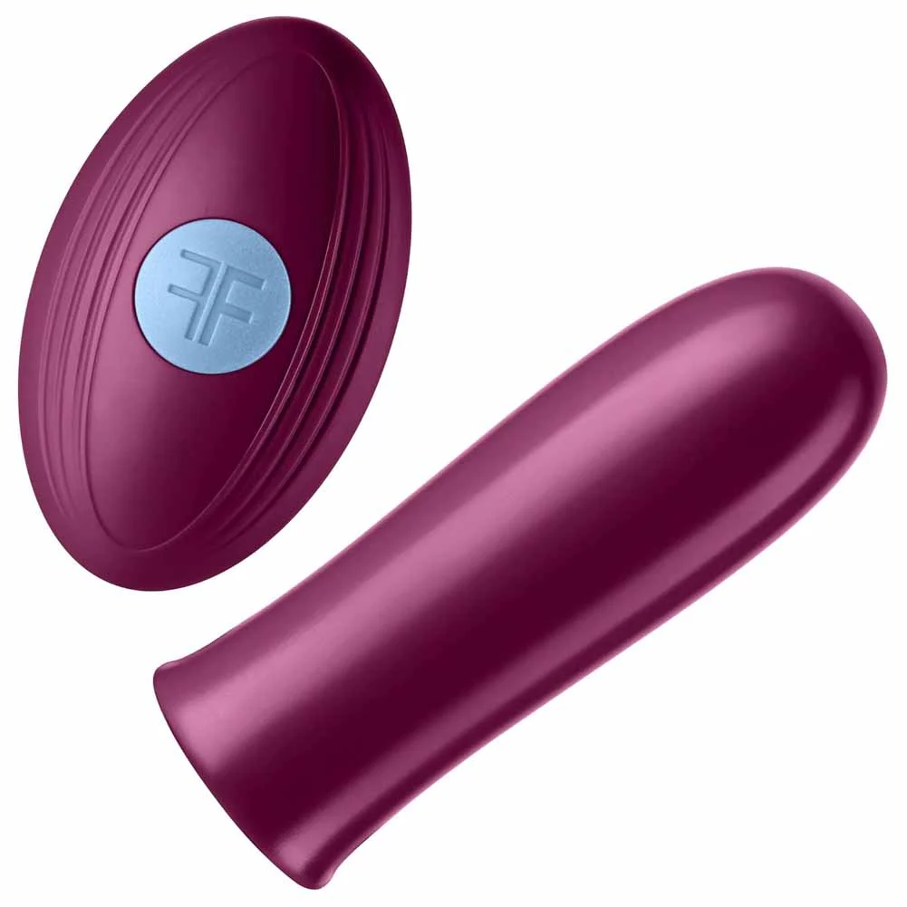 FemmeFunn Versa Bullet with Remote Control, 3.2", Dark Fucshia