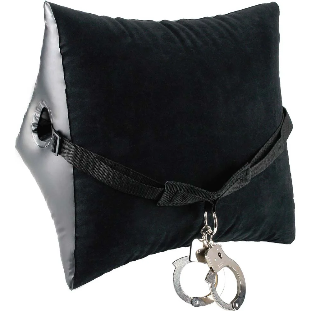 Fetish Fantasy Deluxe Inflatable Position Master with Cuffs, Black