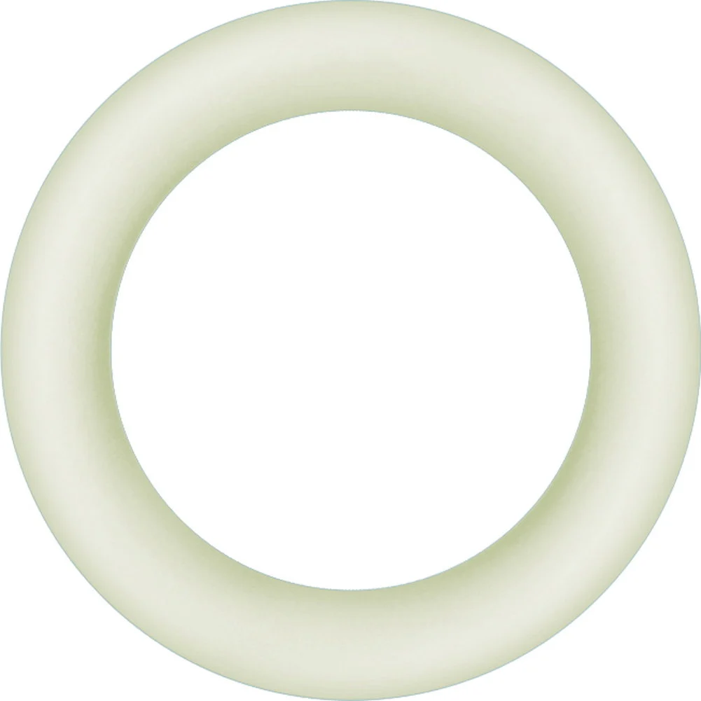 Firefly Glow-in-the-Dark Halo Penis Ring, Medium, Clear Glow