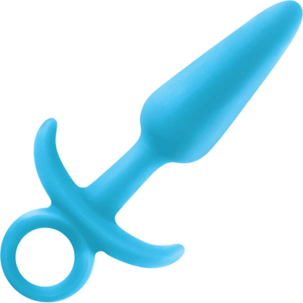 Firefly Glow-in-the-Dark Prince Butt Plug, 4.3", Blue