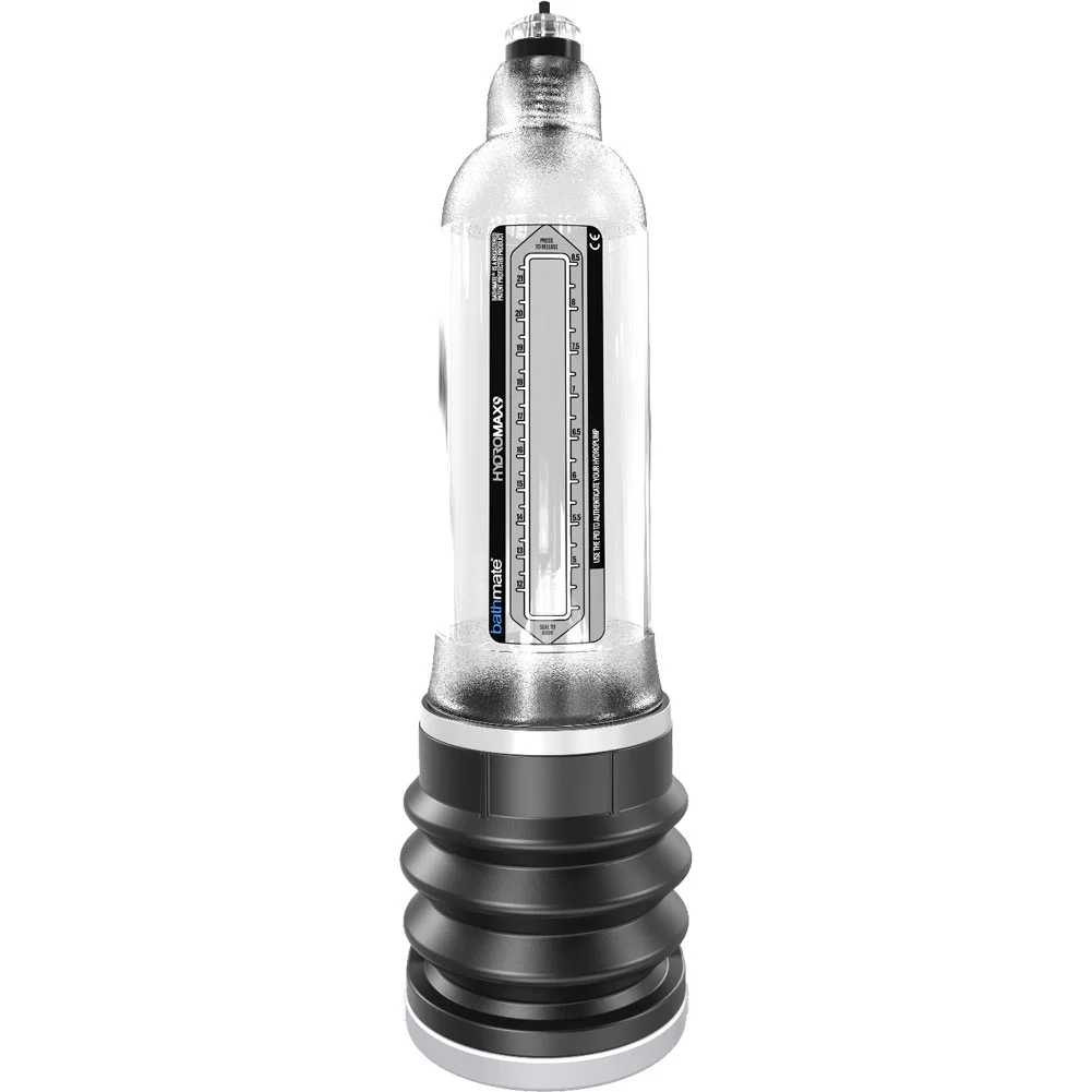 Fits Erected Penis 9" by 2.25" Hydromax9 Pump, Clear
