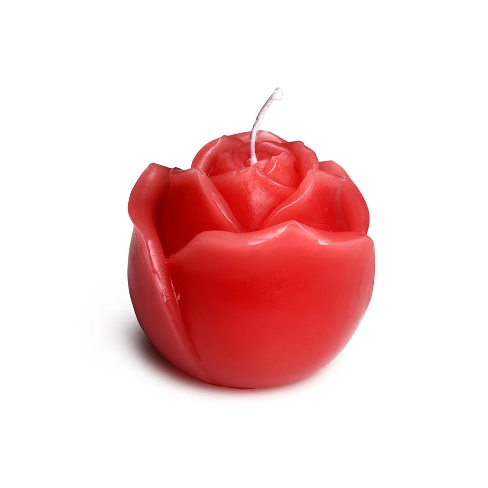 Flaming Rose Drip Candle
