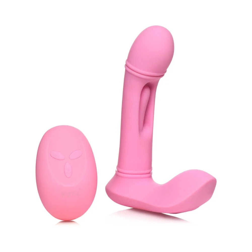 Flickers G-Flick Flicking G-Spot Vibrator WithRemote - Pink