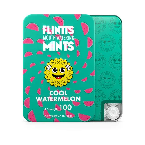 Flintts Mints Mouth Watering F100 Cool Watermelon Flavor