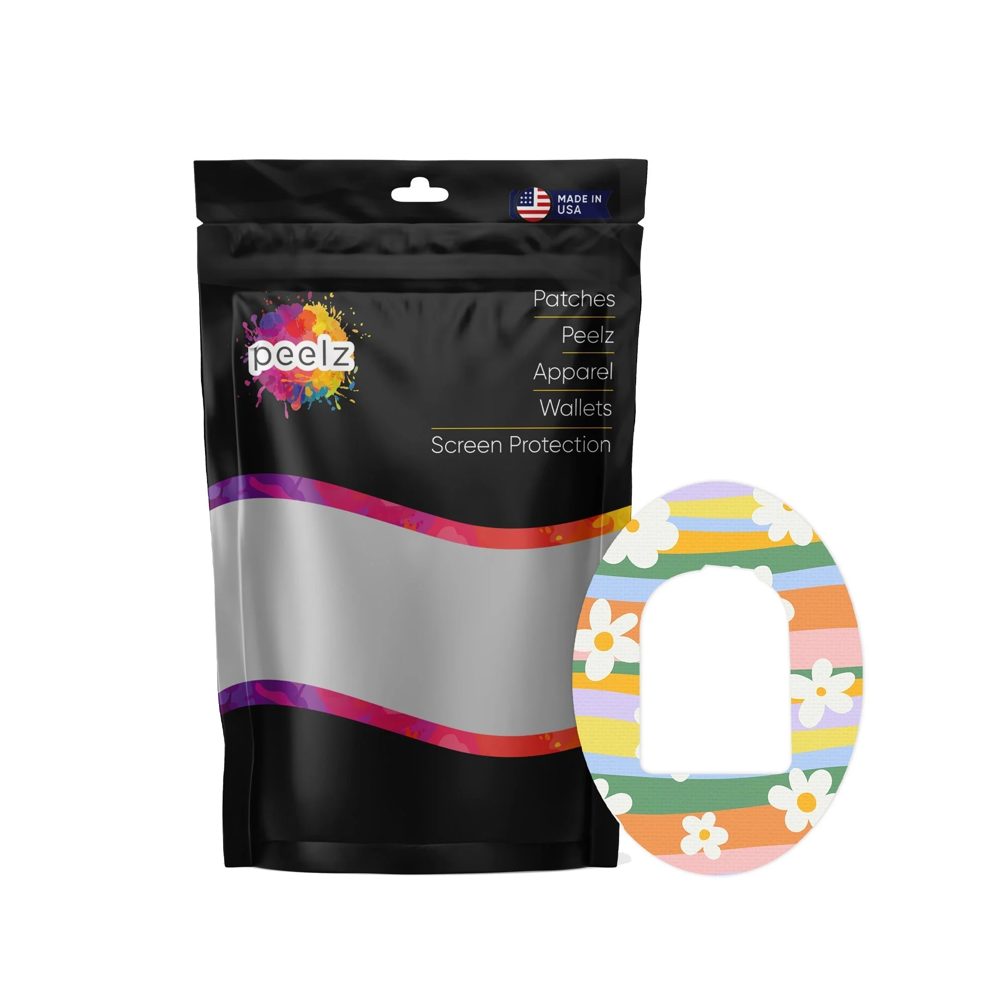 Floral Swirls Pod Patch Tape - Pump Peelz
