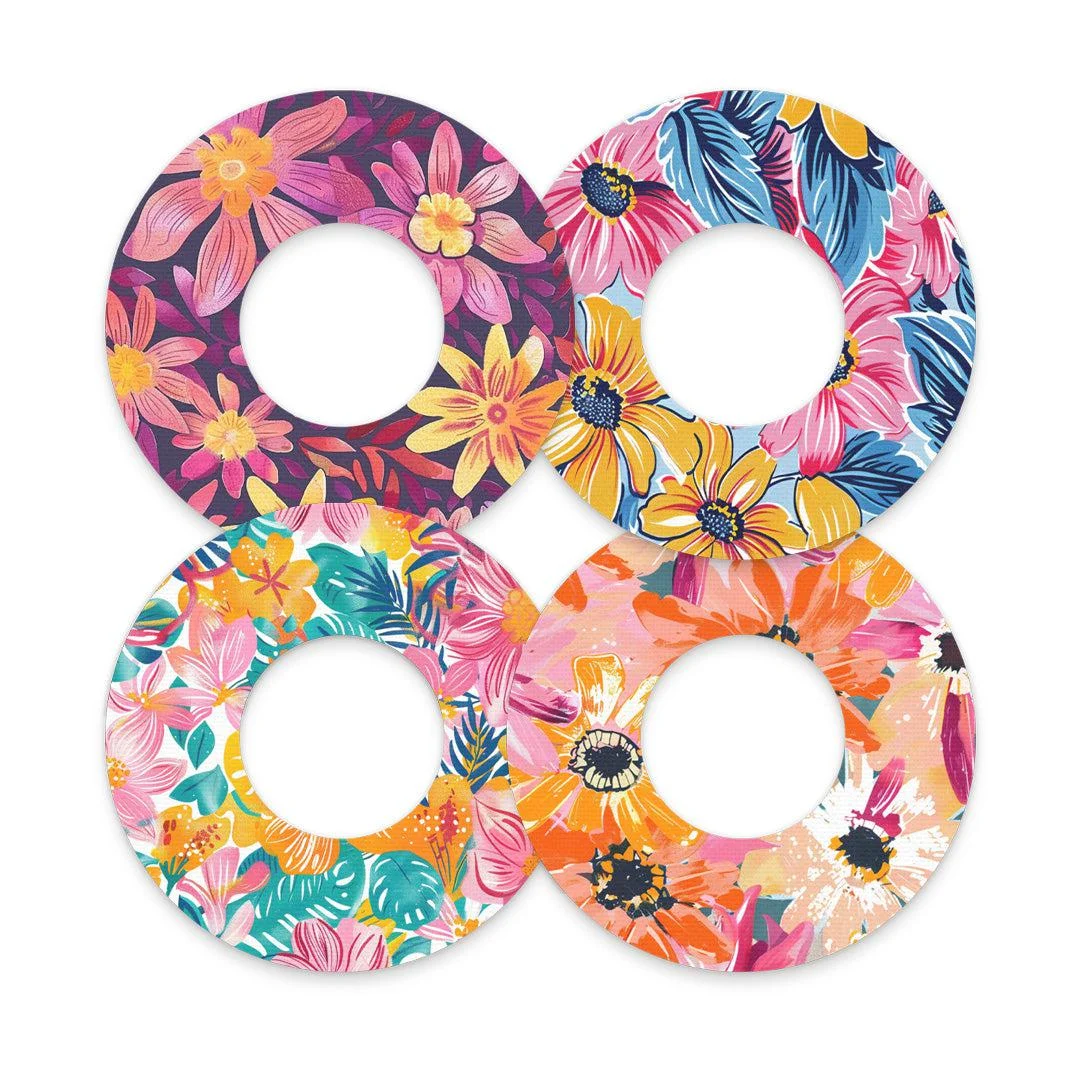 Floral Variety Freestyle Libre 2 Patch Tape - Pump Peelz