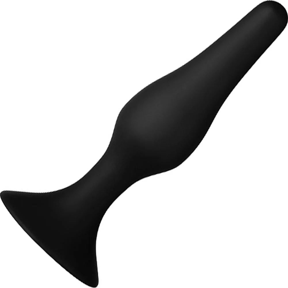 Forto F-11 Lungo Silicone Anal Plug, 4.5", Black