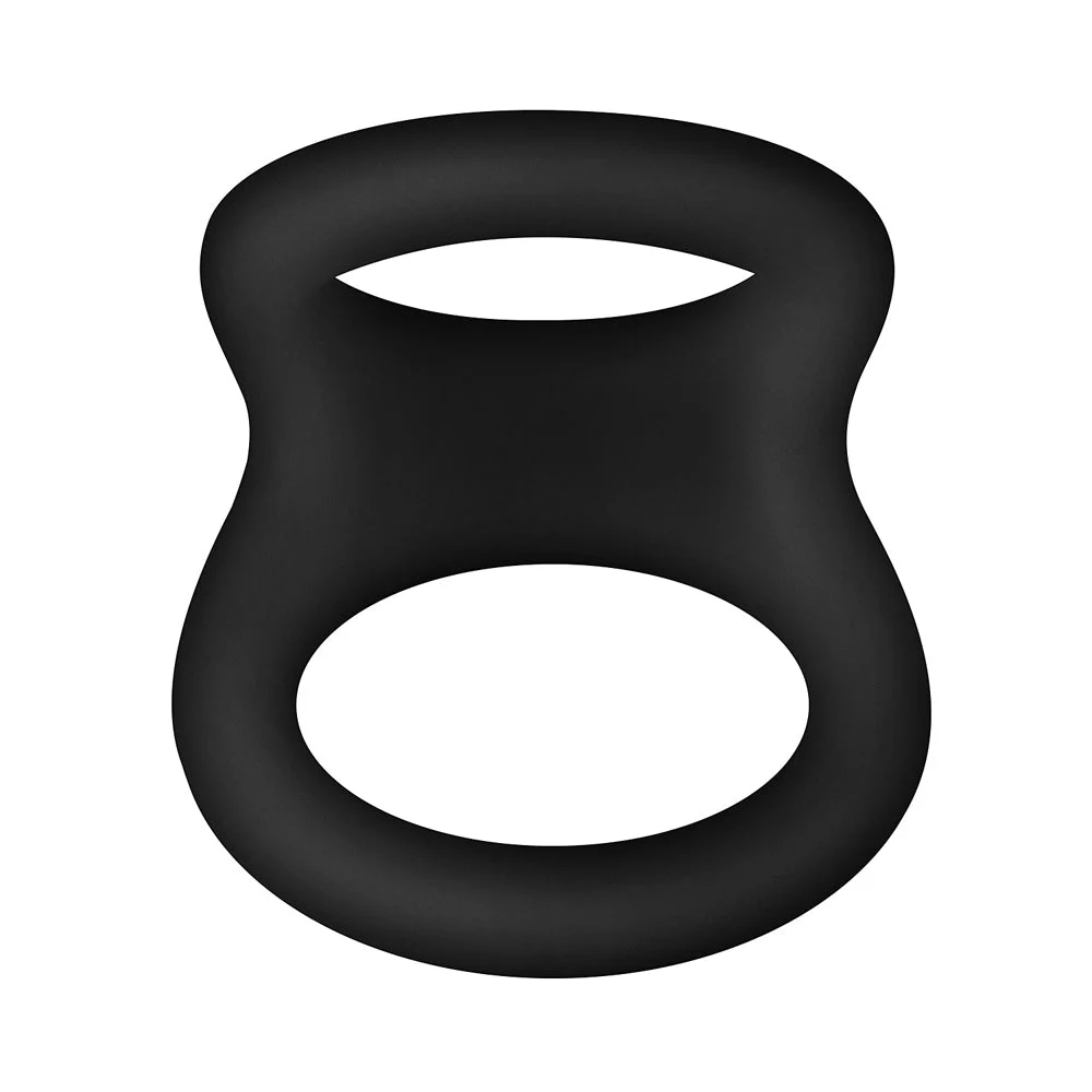 Forto F-22: Double Ring Liquid Silicone 57.5/60 mm Cock Ring