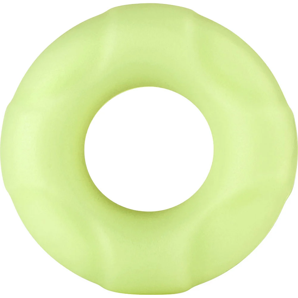 Forto F-33 Liquid Silicone Penis Ring, 0.98", Glow