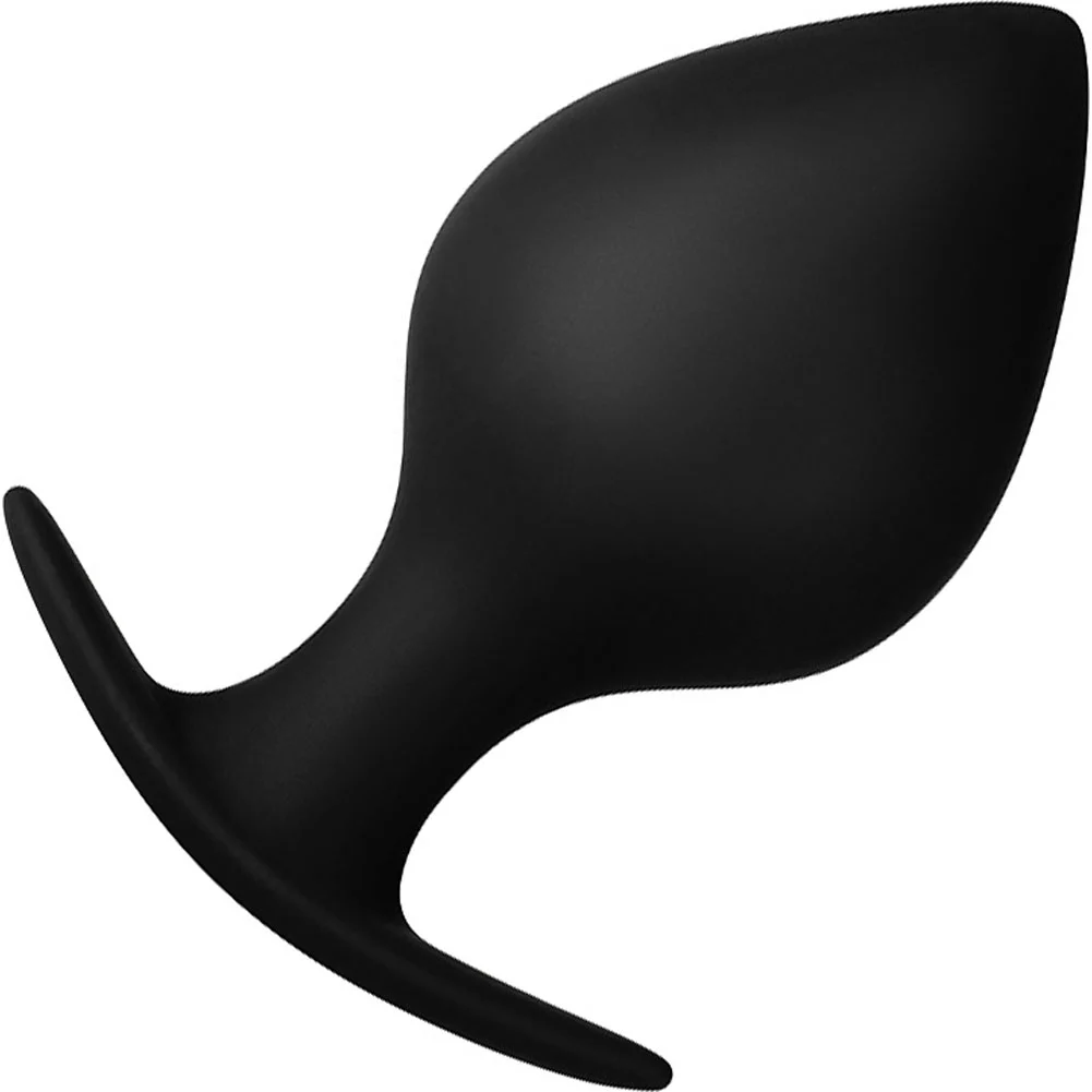 Forto F-63 Rattler Spade Anal Plug, 3.9", Black