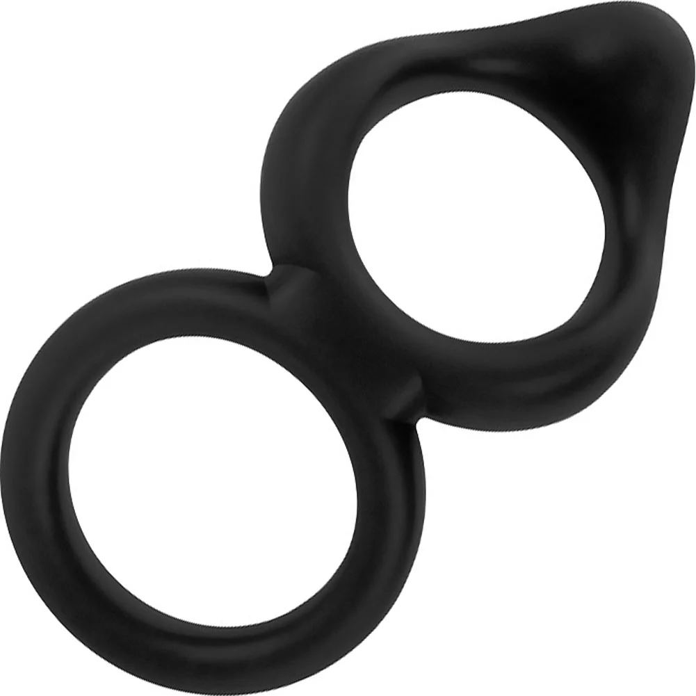 Forto F-88 Double Penis Ring, Black