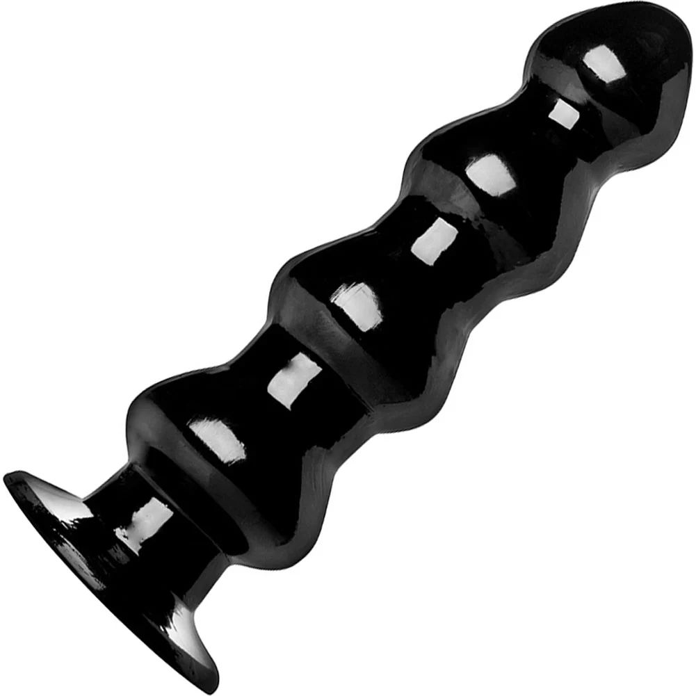Four Stage Rocket XXXL Dildo, 12.5", Black