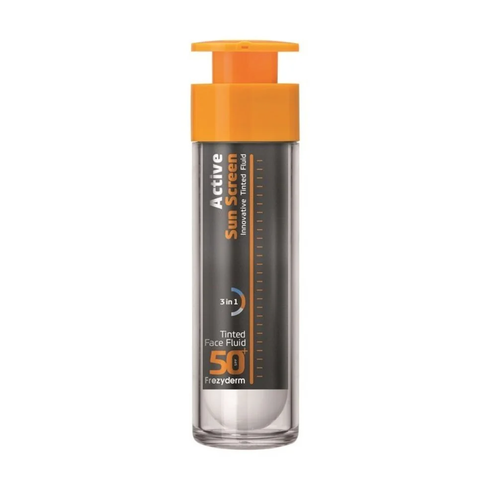 Frezyderm Active Tinted Sun Screen Face Fluid SPF 50 +