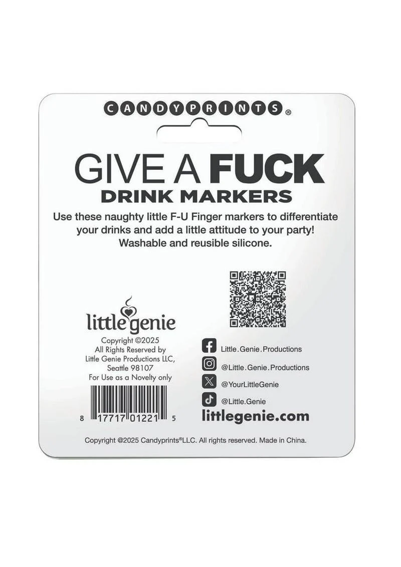 Fu Finger Drink Markers