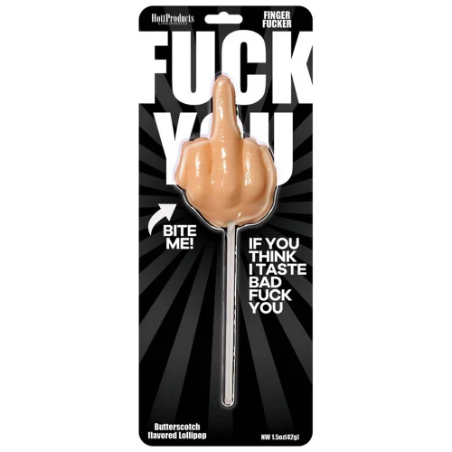 Fuck You Middle Finger Lollipop