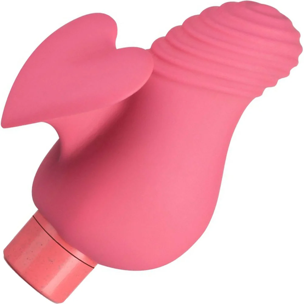 Gaia Eco Biodegradable Vibrating Bullet and Sleeve, 3.25", Coral Love