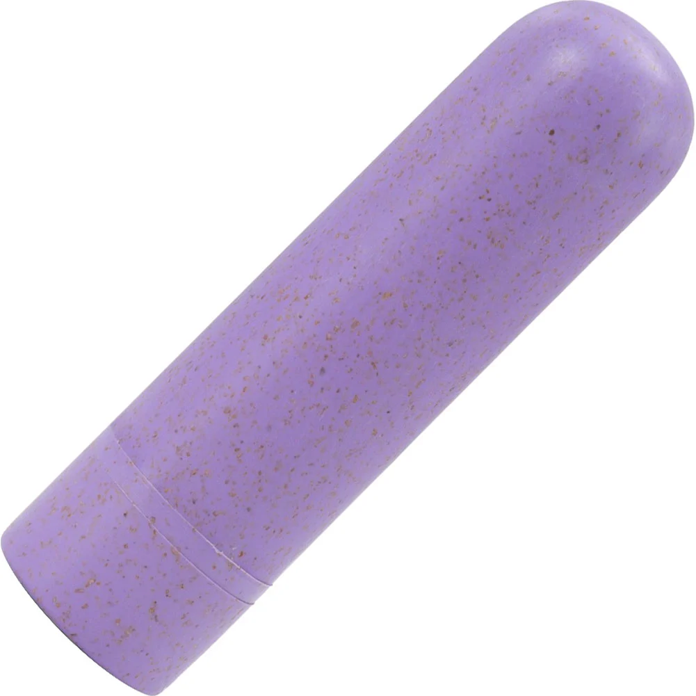 Gaia Eco Rechargeable Plant Based Vibrating Bullet, 2.75", Lilac