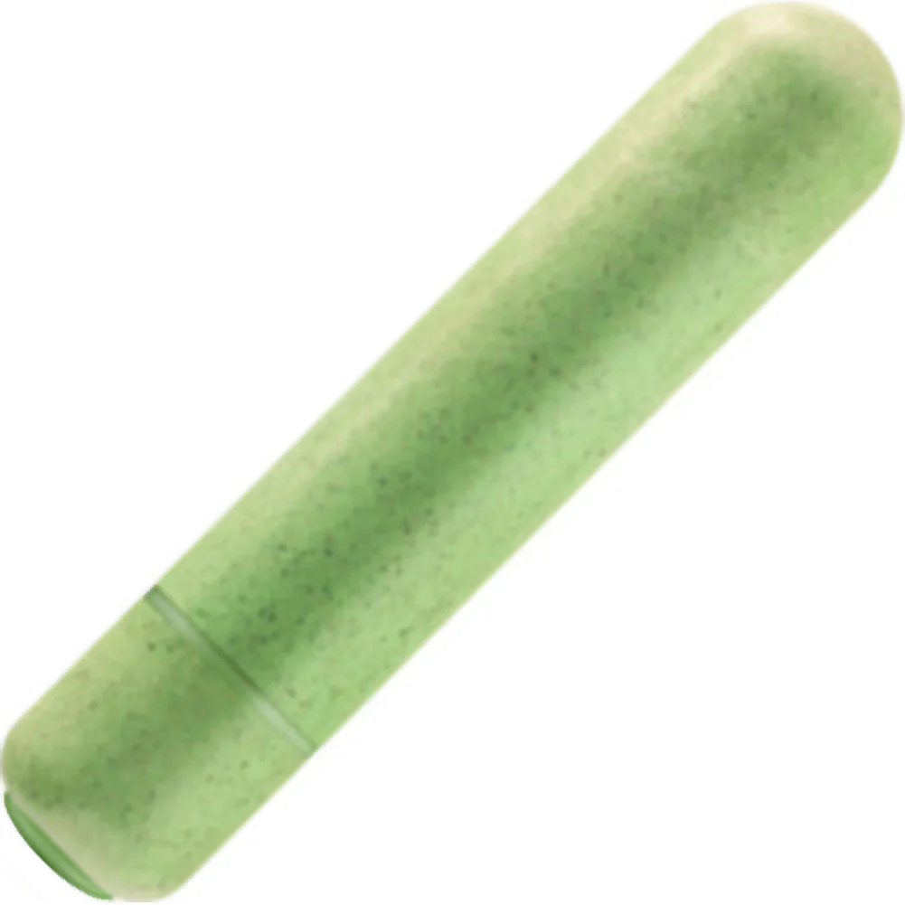 Gaia Waterproof Eco Plant Based Bullet Vibrator, 3.5", Green