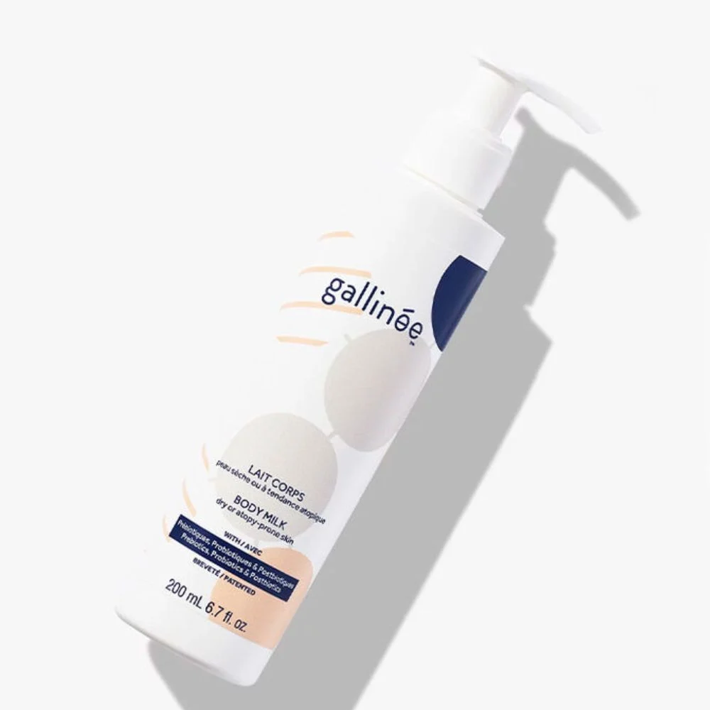 Gallinée Body Milk with Prebiotics, Probiotics and Postbiotics