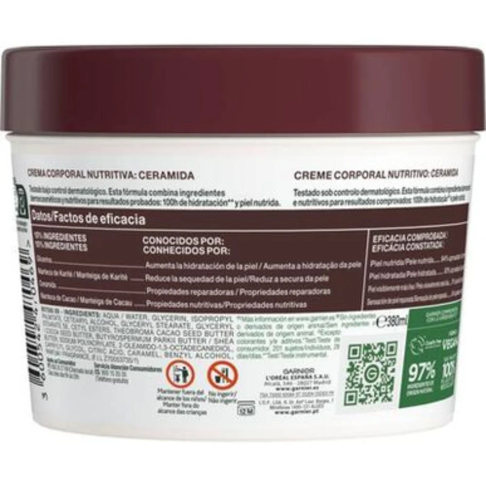 Garnier Ceramide Body Cream for Very Dry Skin