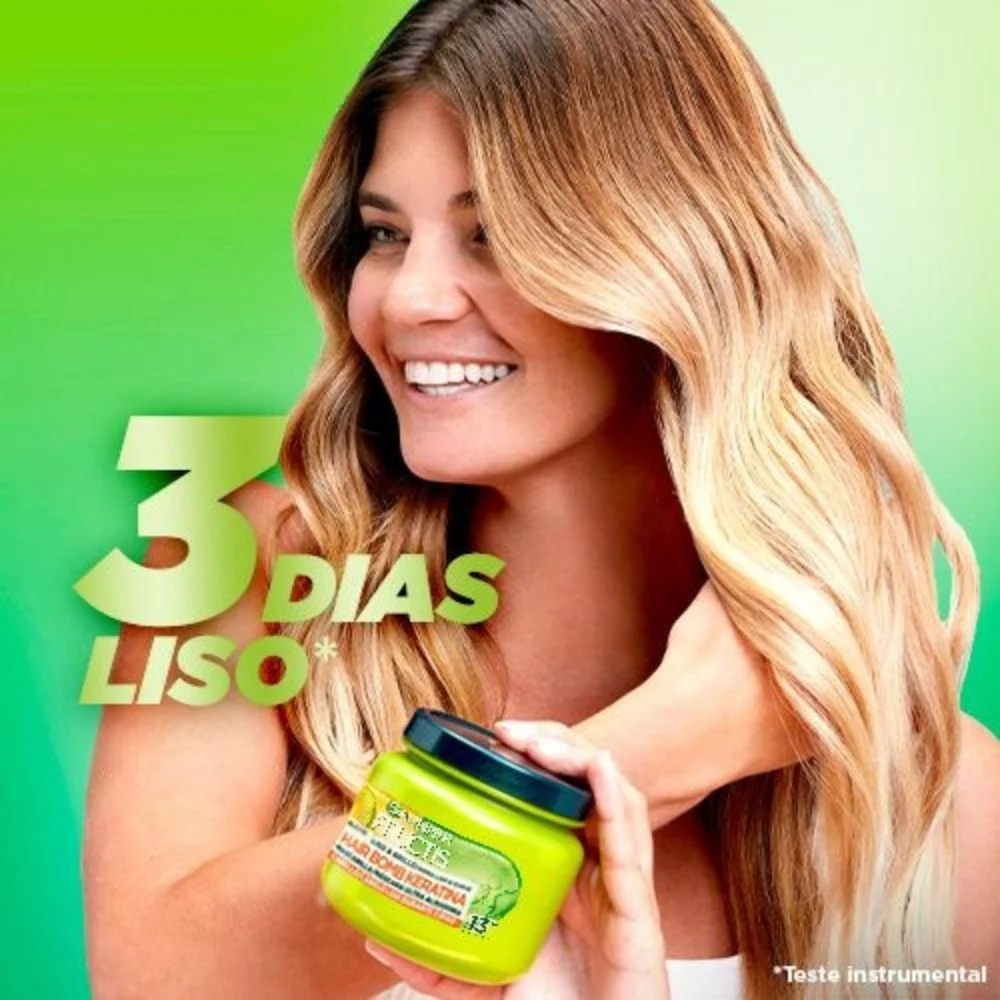 Garnier Fructis Hair Bomb Keratin Straight Hair