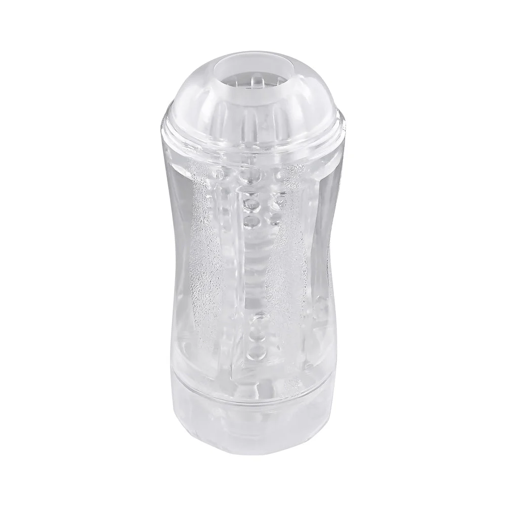 Gender X Double Fantasy Dual-entry Stroker Clear