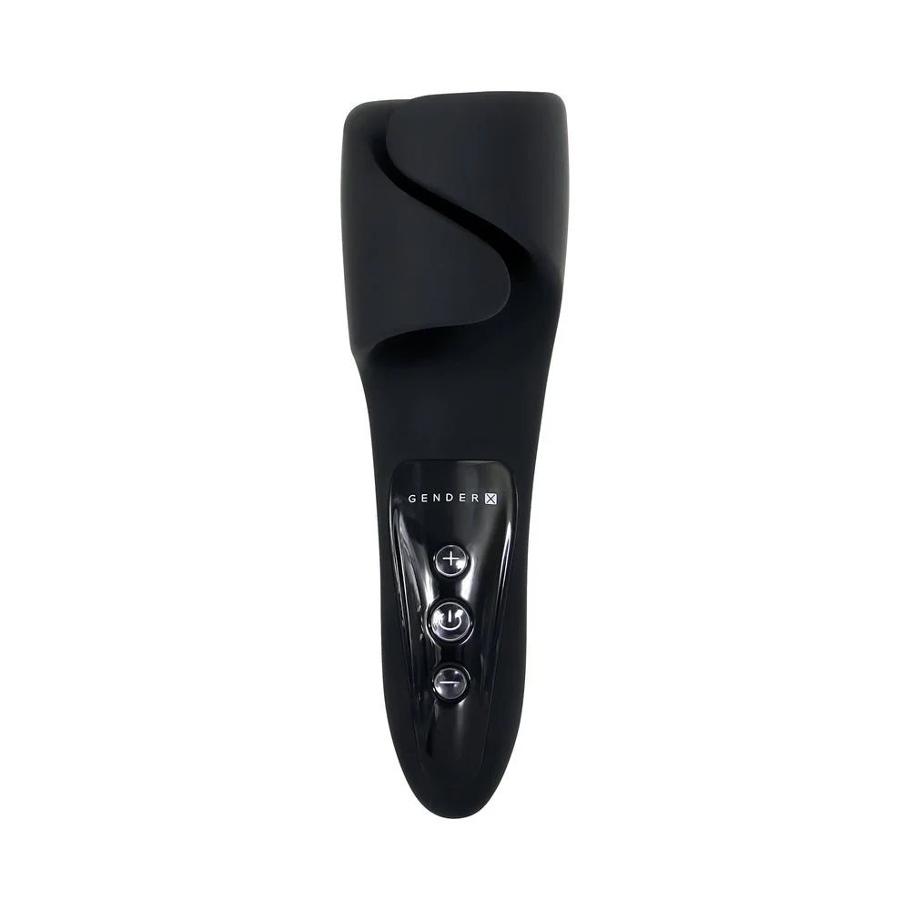 Gender X The Embrace Pulsating Masturbator Black