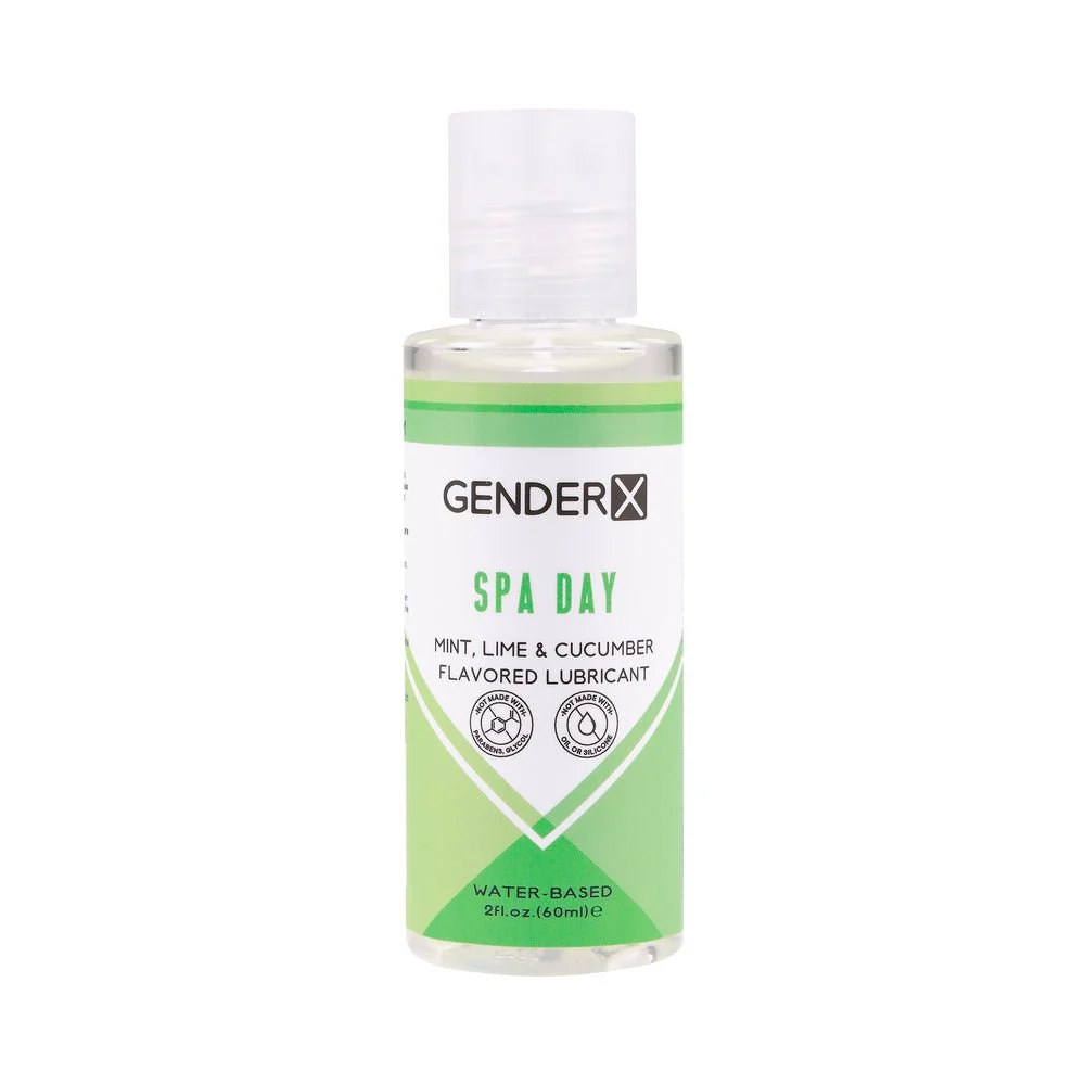 Gender X Spa Day Mint, Lime & Cucumber Flavored Water-based Lubricant