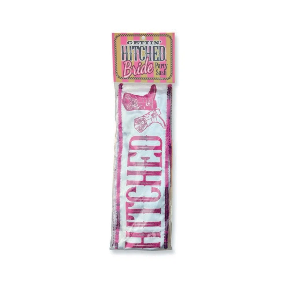 Gettin Hitched Bride Party Sash