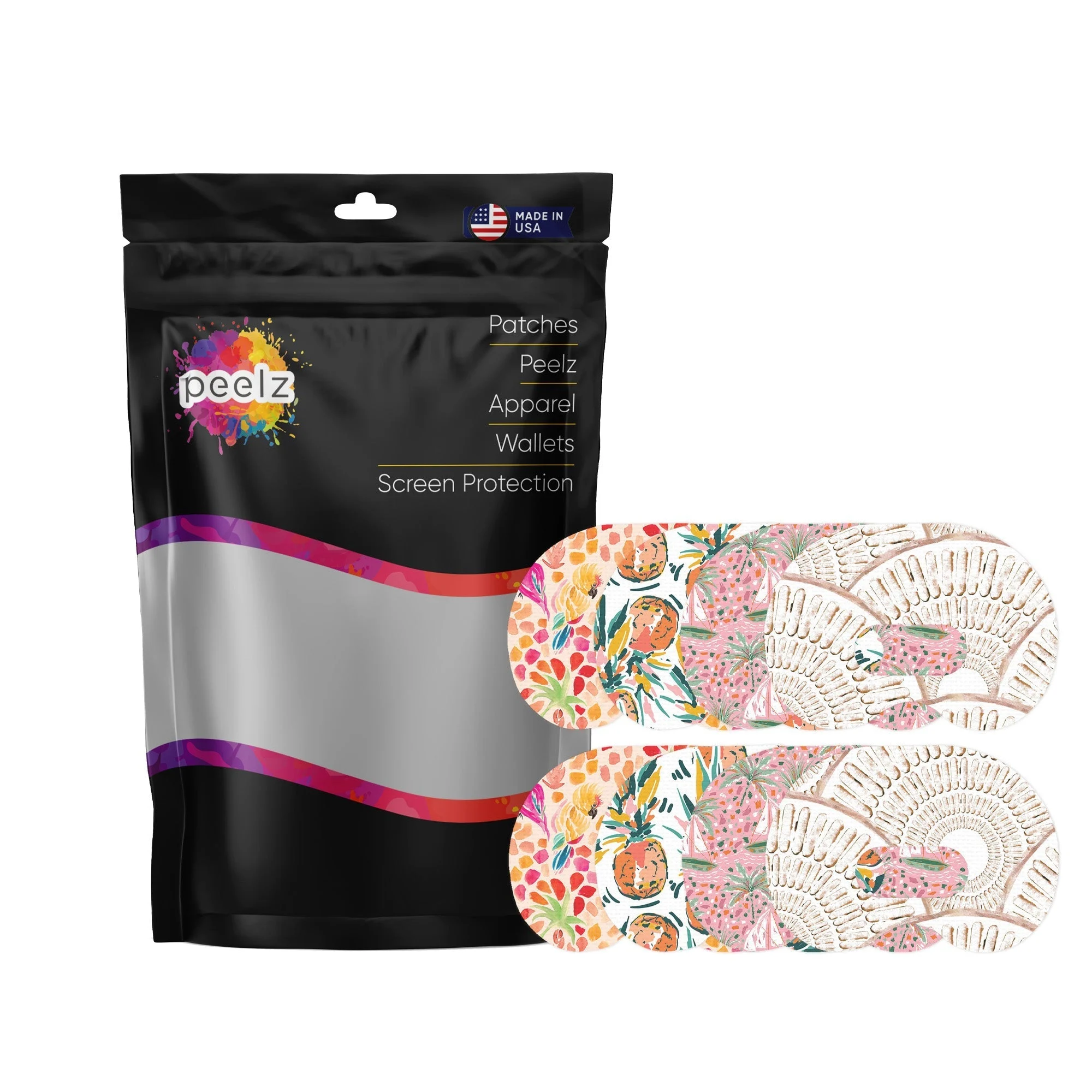 Girls Summer Variety Medtronic Guardian Connect Patch Tape - Pump Peelz