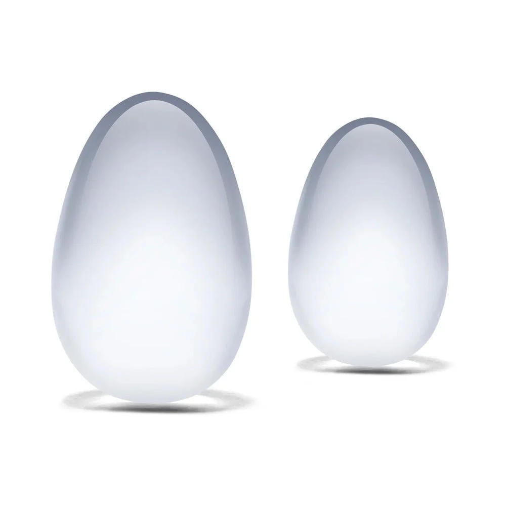 Glas 2-piece Glass Yoni Egg Set