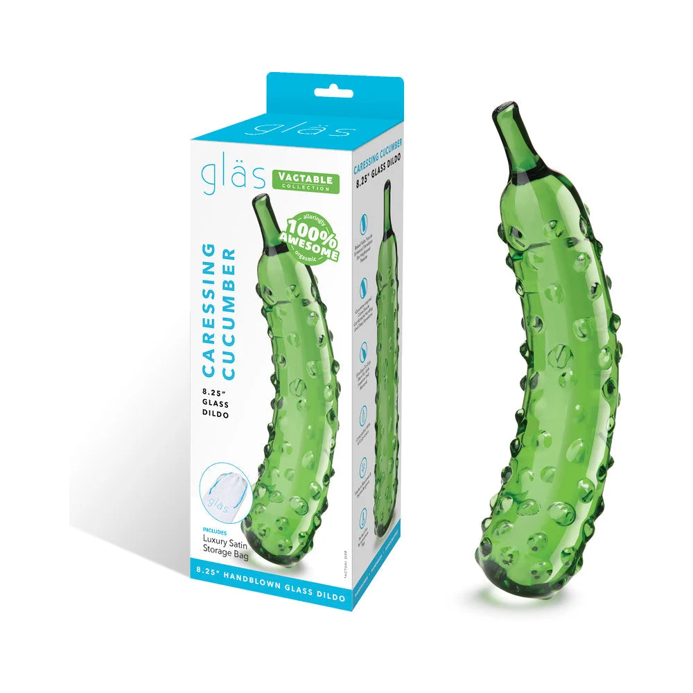 Glas 8.25 Dildo Caressing Cucumber