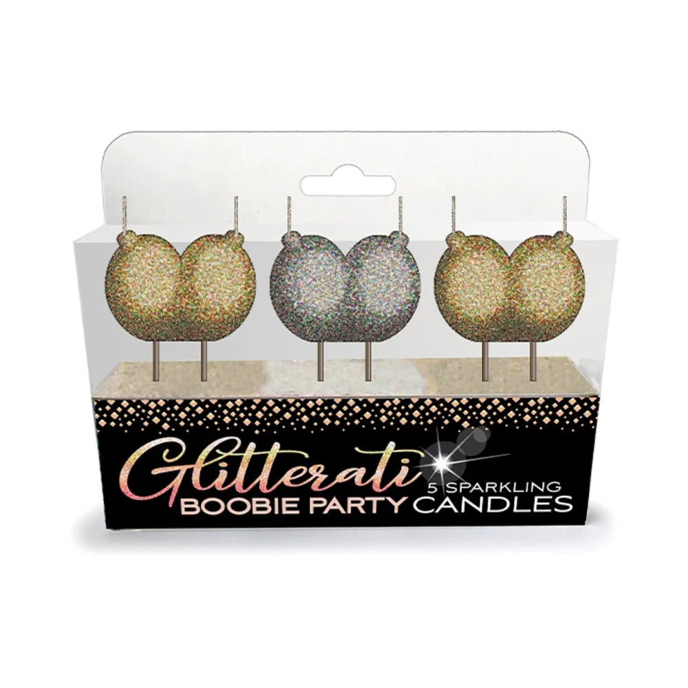 Glitterati Boobie Party Candle Set