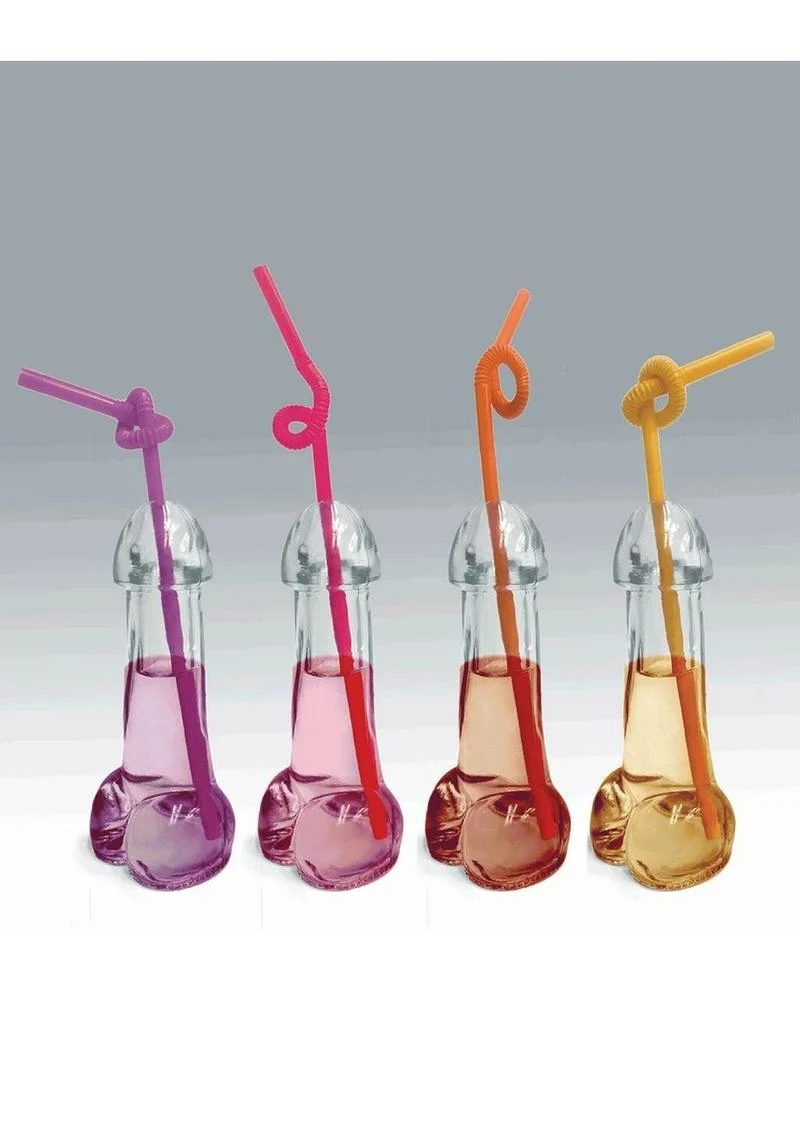 Glitterati Penis Drinking Glass