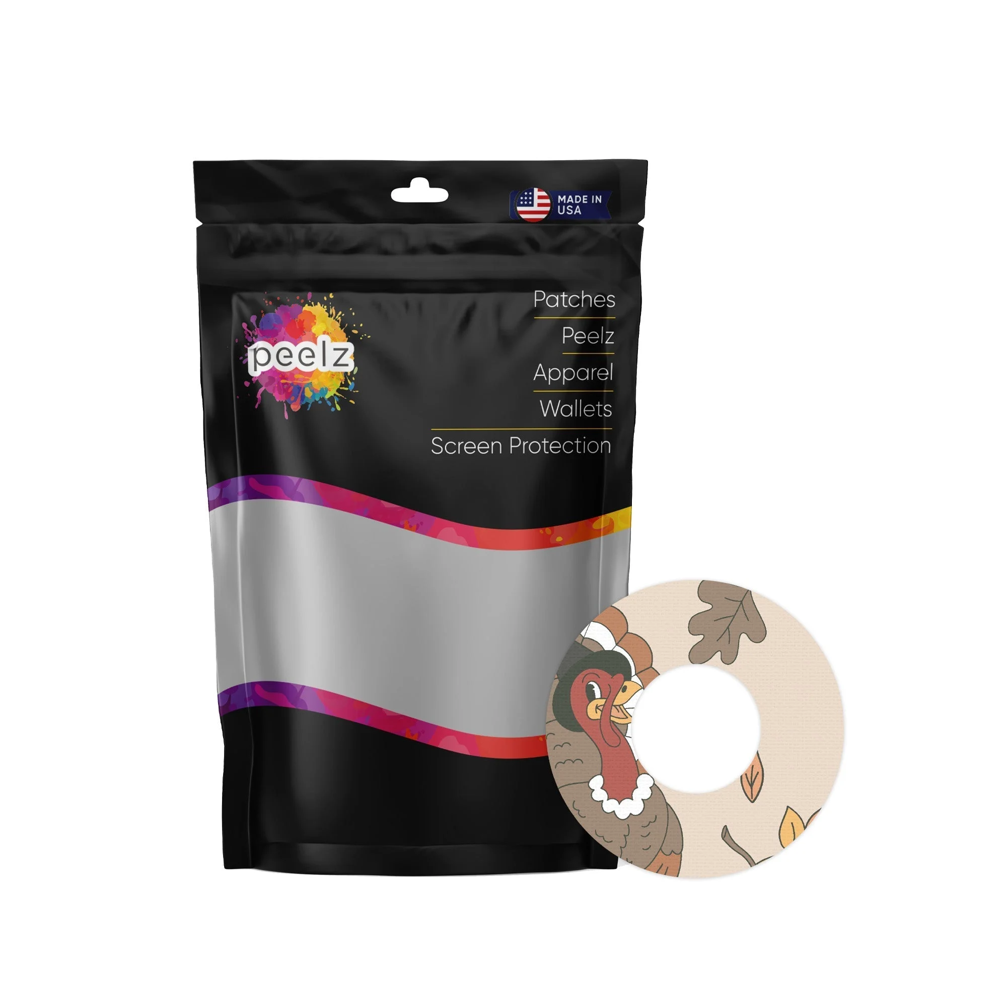 Gobble Gobble PatchTape Designed for the FreeStyle Libre 2