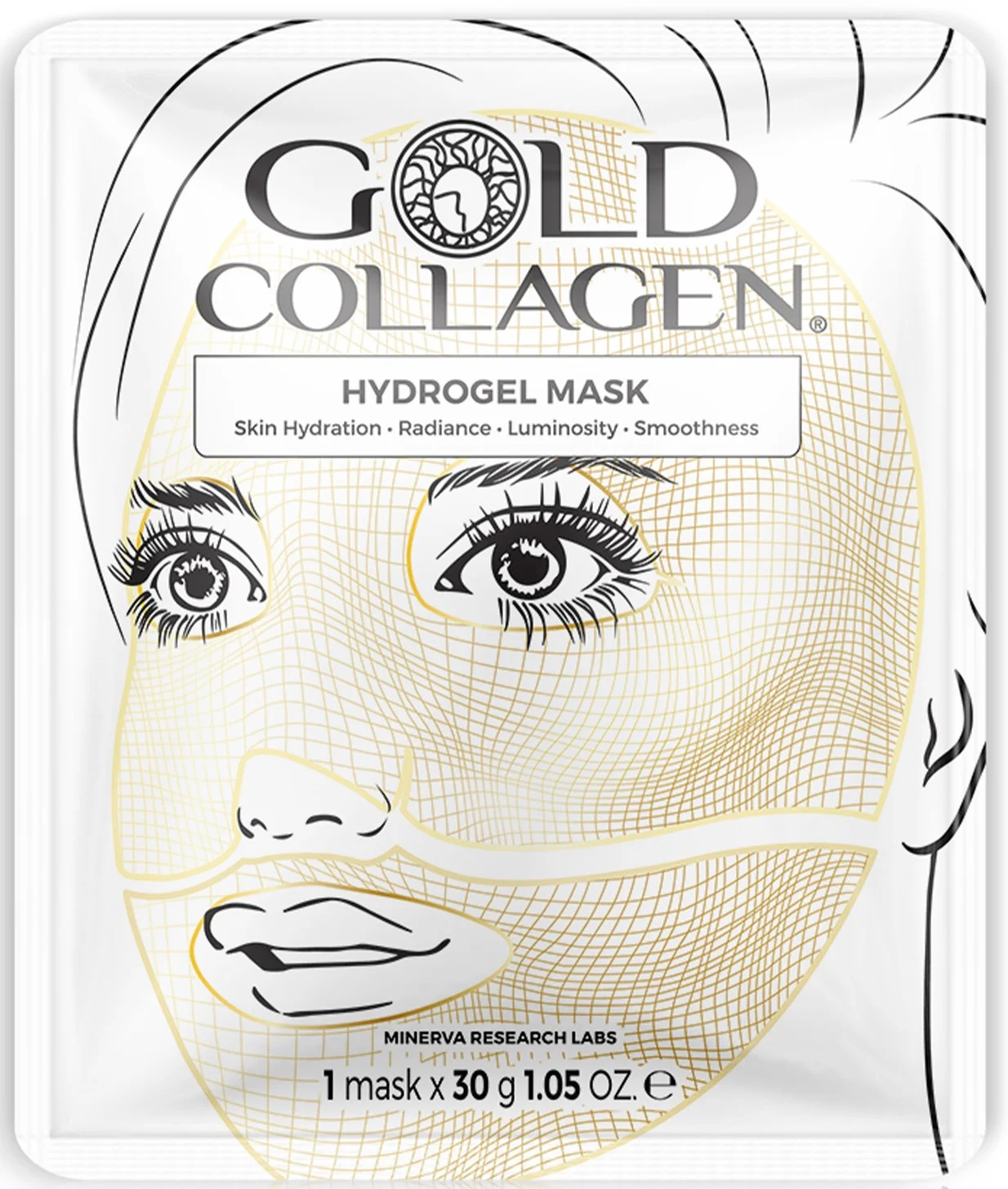 Gold Collagen Hydrogel Mask
