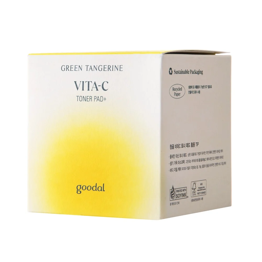 Goodal Green Tangerine Vita C Toner Pad - for All Skin Types