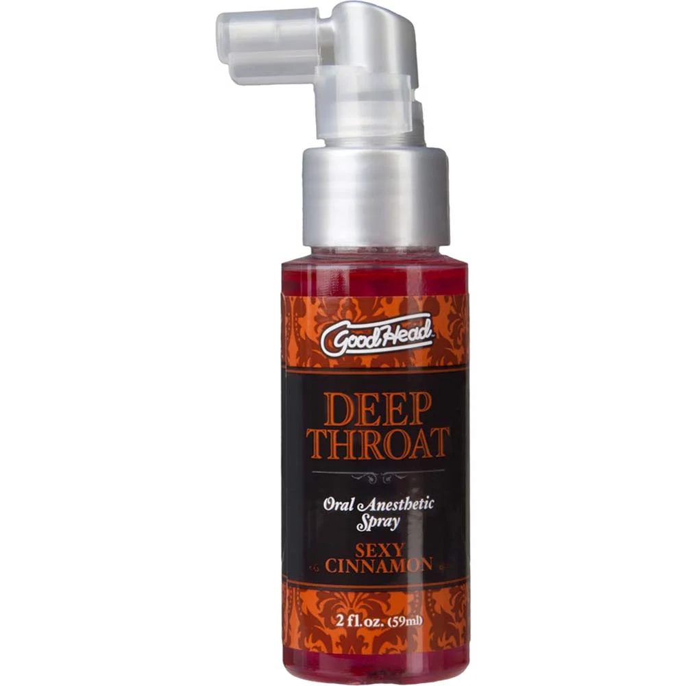 GoodHead Deep Throat Spray, 2 fl.oz (59 mL), Cinnamon