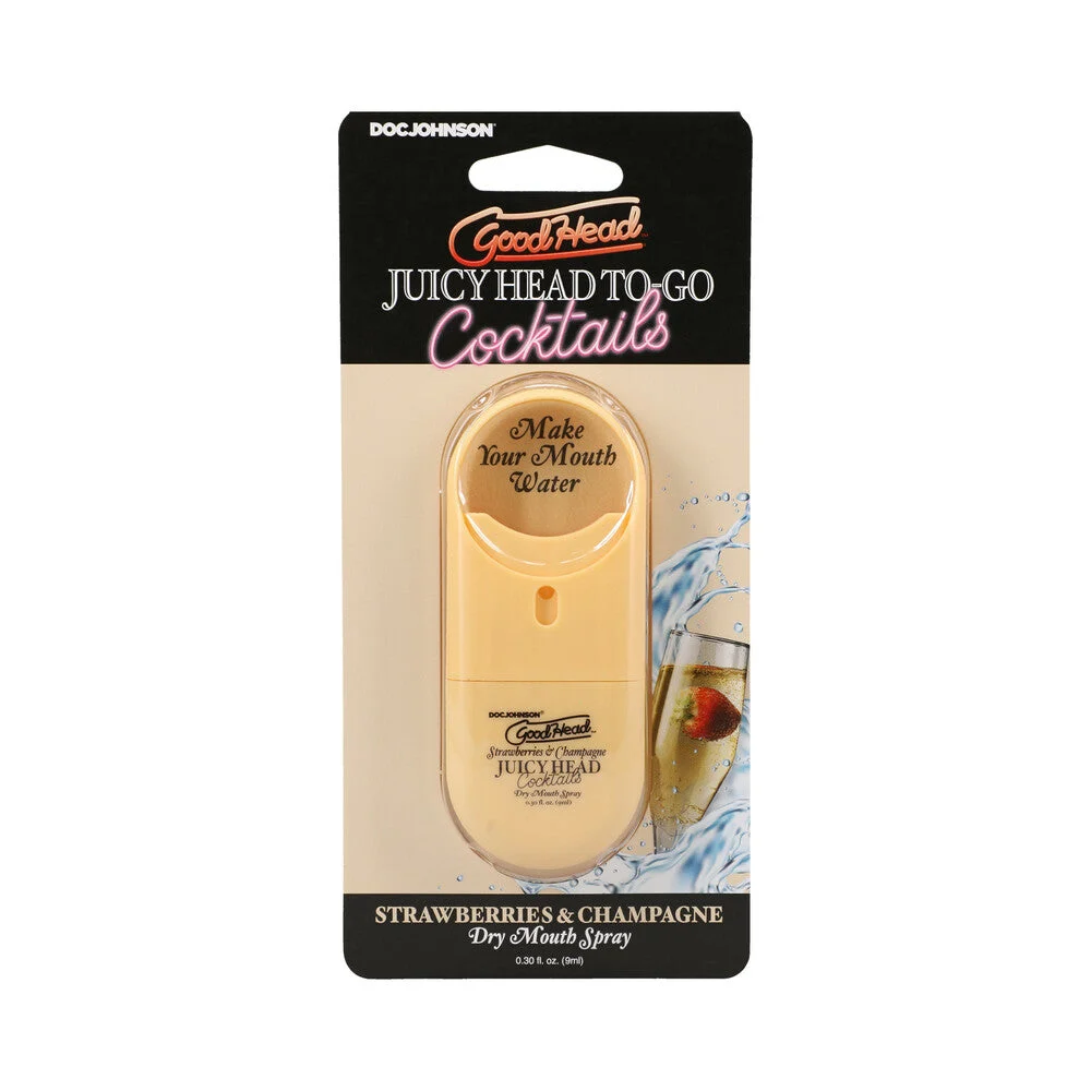 GOODHEAD JUICY HEAD COCKTAILS DRY MOUTH SPRAY TO GO STRAWBERRIES AND CHAMPAGNE
