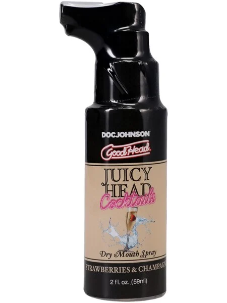 GOODHEAD JUICY HEAD COCKTAILS DRY MOUTH SPRAYS STRAWBERRIES AND CHAMPAGNE