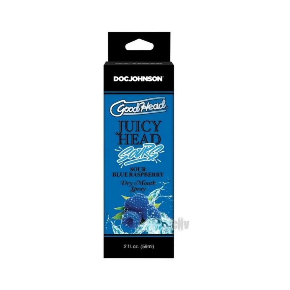 Goodhead Juicy Head Dry Mouth Spray - 2 Oz Sour Blue Raspberry