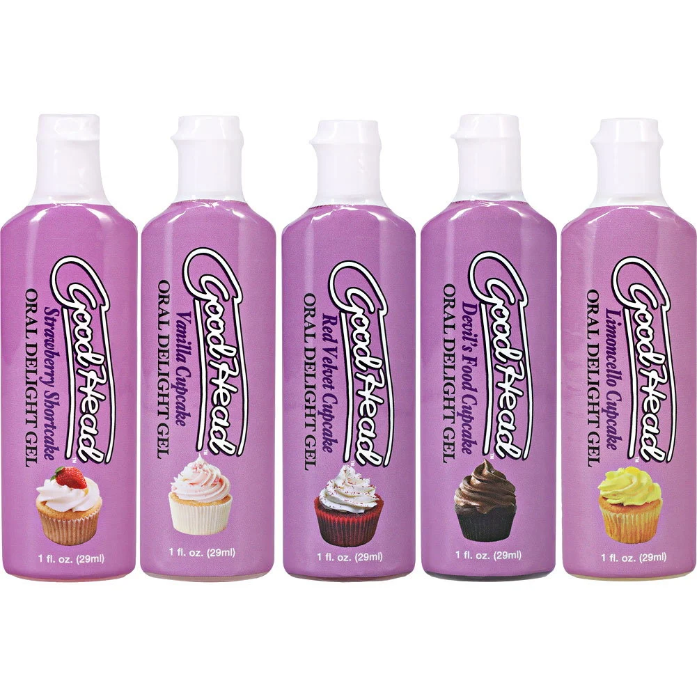GoodHead Oral Delight Flavored Gel Pack, 1 fl.oz (29 mL) Each, Cupcakes