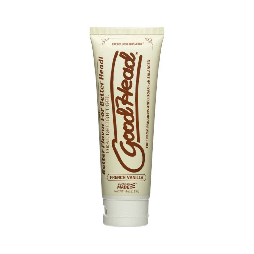 Goodhead Oral Delight Gel French Vanilla 4oz Tube