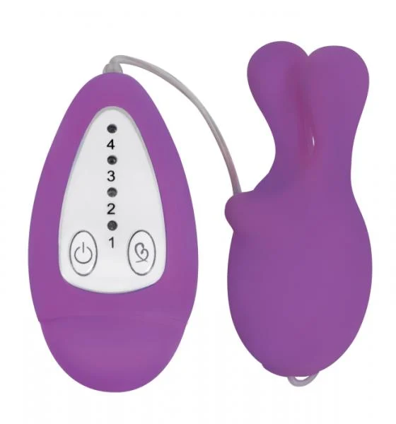 Gossip Bounce 4 Speed Silicone Egg Vibe Violet
