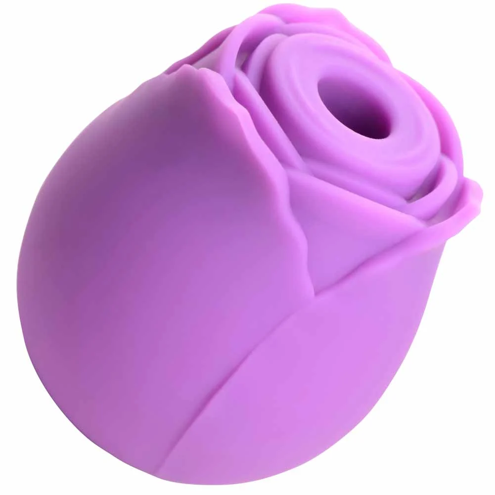 Gossip Cum Into Bloom Rose Clitoral Suction Vibrator, 2.6", Violet Flirt