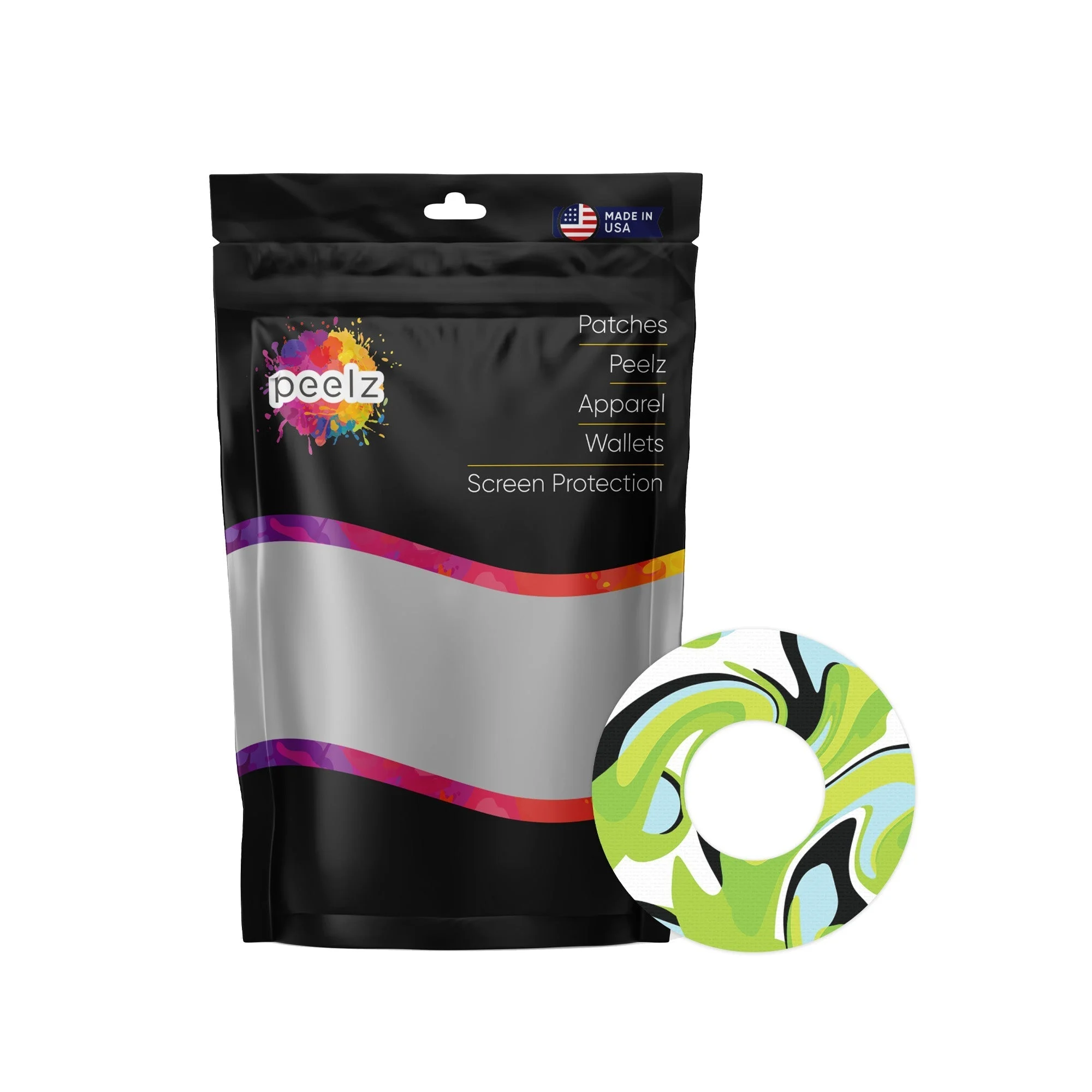 Green Flow PatchTape Designed for the FreeStyle Libre 2