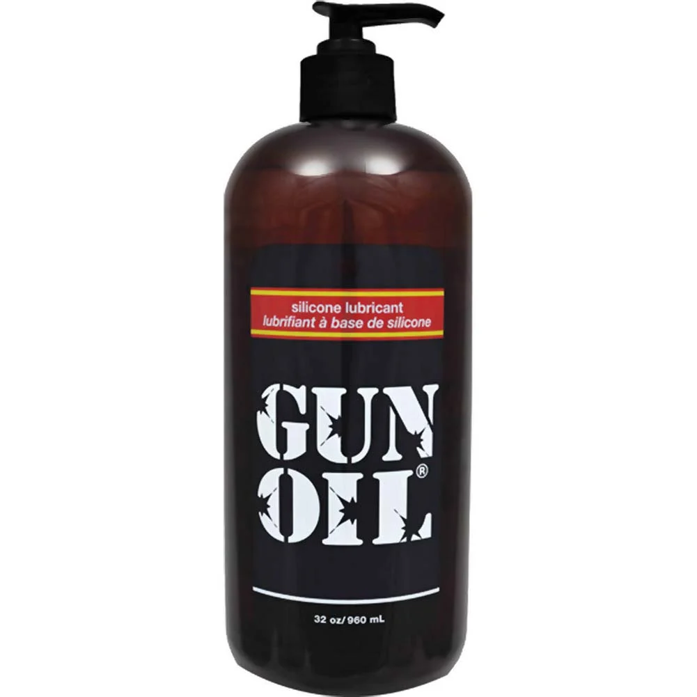 Gun Oil Premium Silicone Personal Lubricant, 32 fl.oz (60 mL)