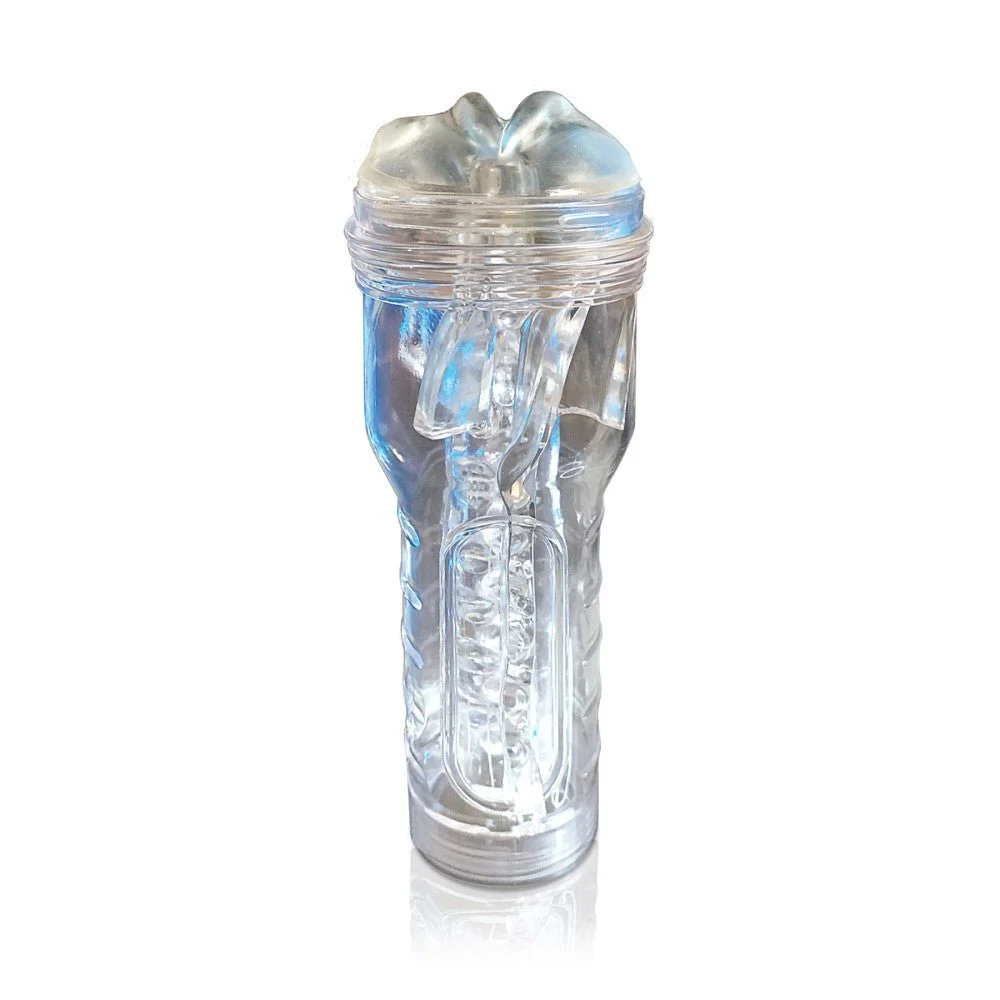Happy Endings Mstr B8 In The Clear Mouth Stroker Lip Service Canister