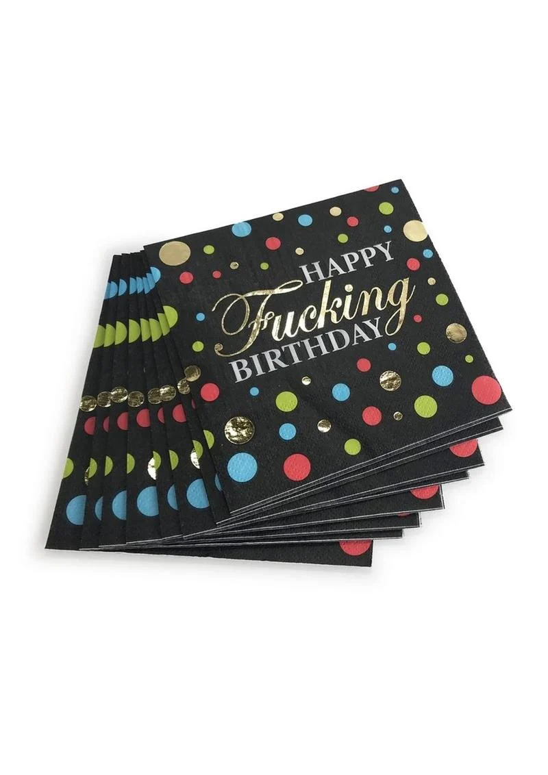 Happy F'n Birthday Napkins