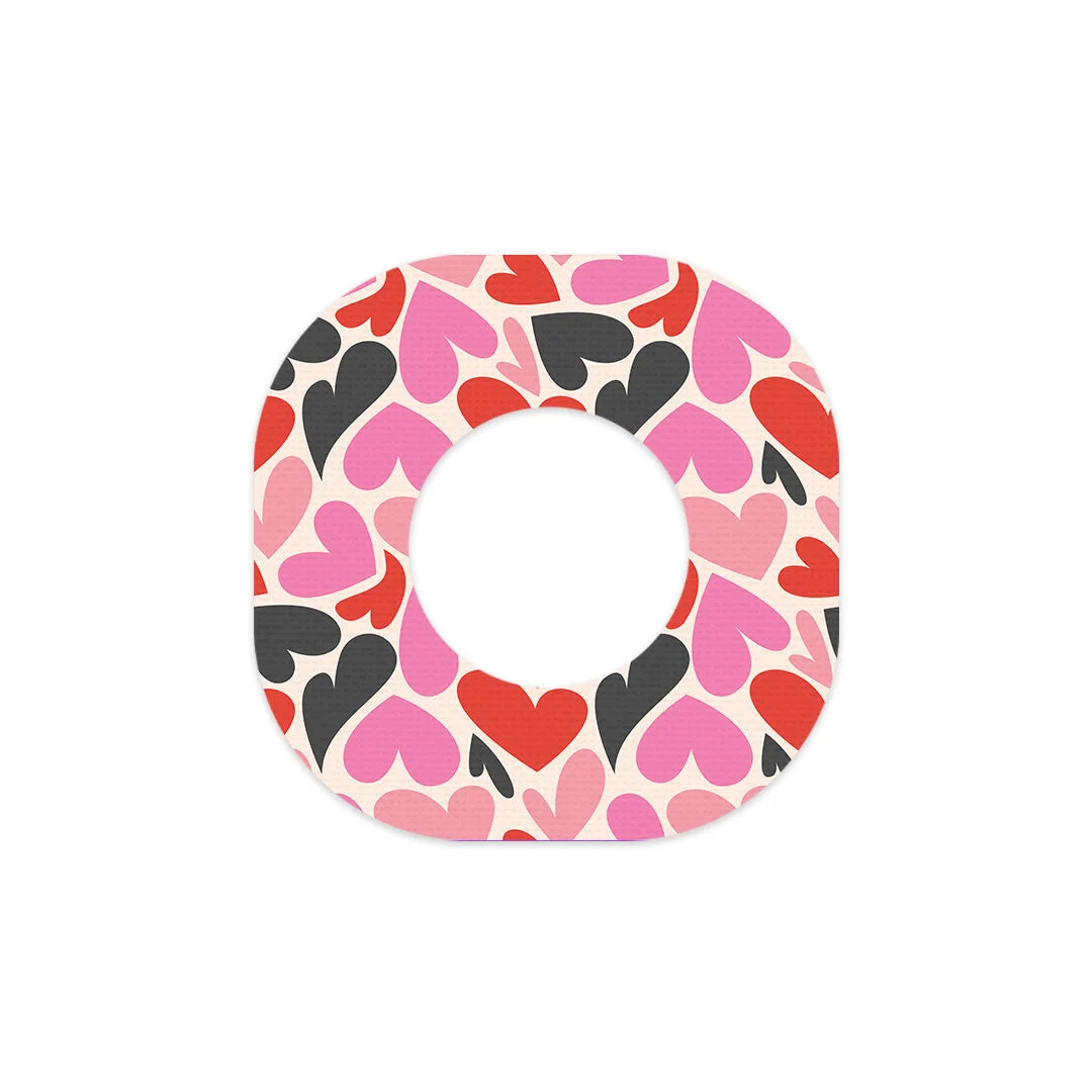 Heartbreaker Dexcom G7 and Stelo Patch Tape - Pump Peelz